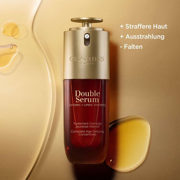 Abbildung von Double Serum mit Ttexturklecksen