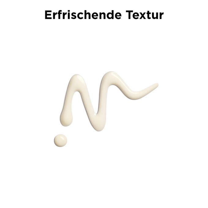 Texturklecks Re-Fresh Fatigue-Fighter Eye Care mit Texthinweis, dass sie erfrischend ist