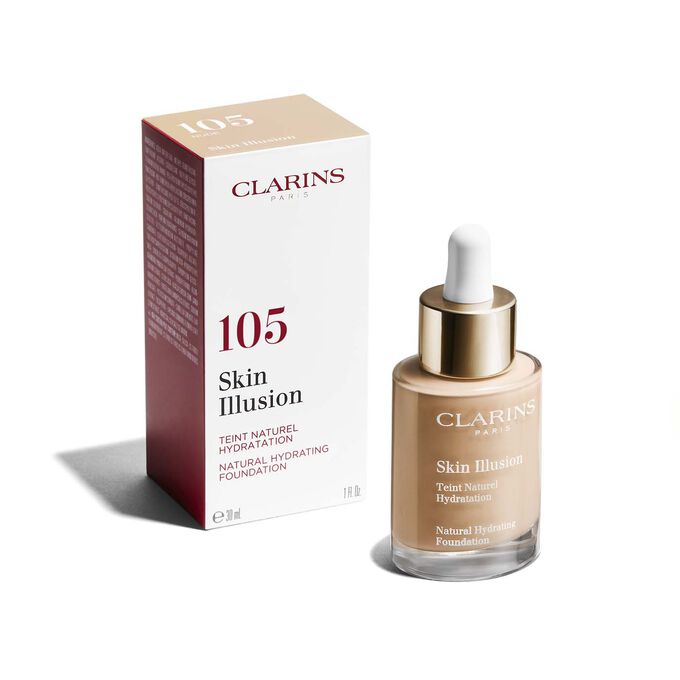 Skin Illusion 105N - Feuchtigkeit spendende Foundation für einen natürlichen Teint